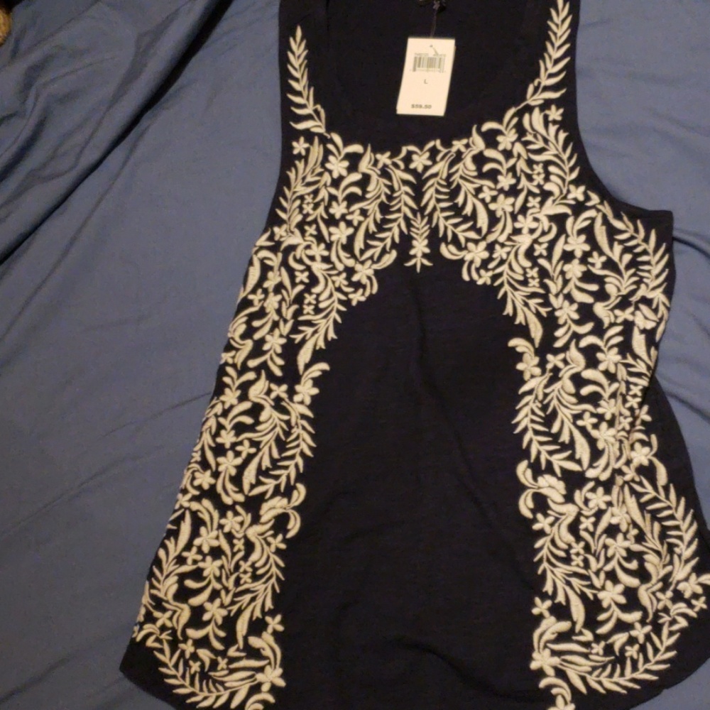 Embroidered top
